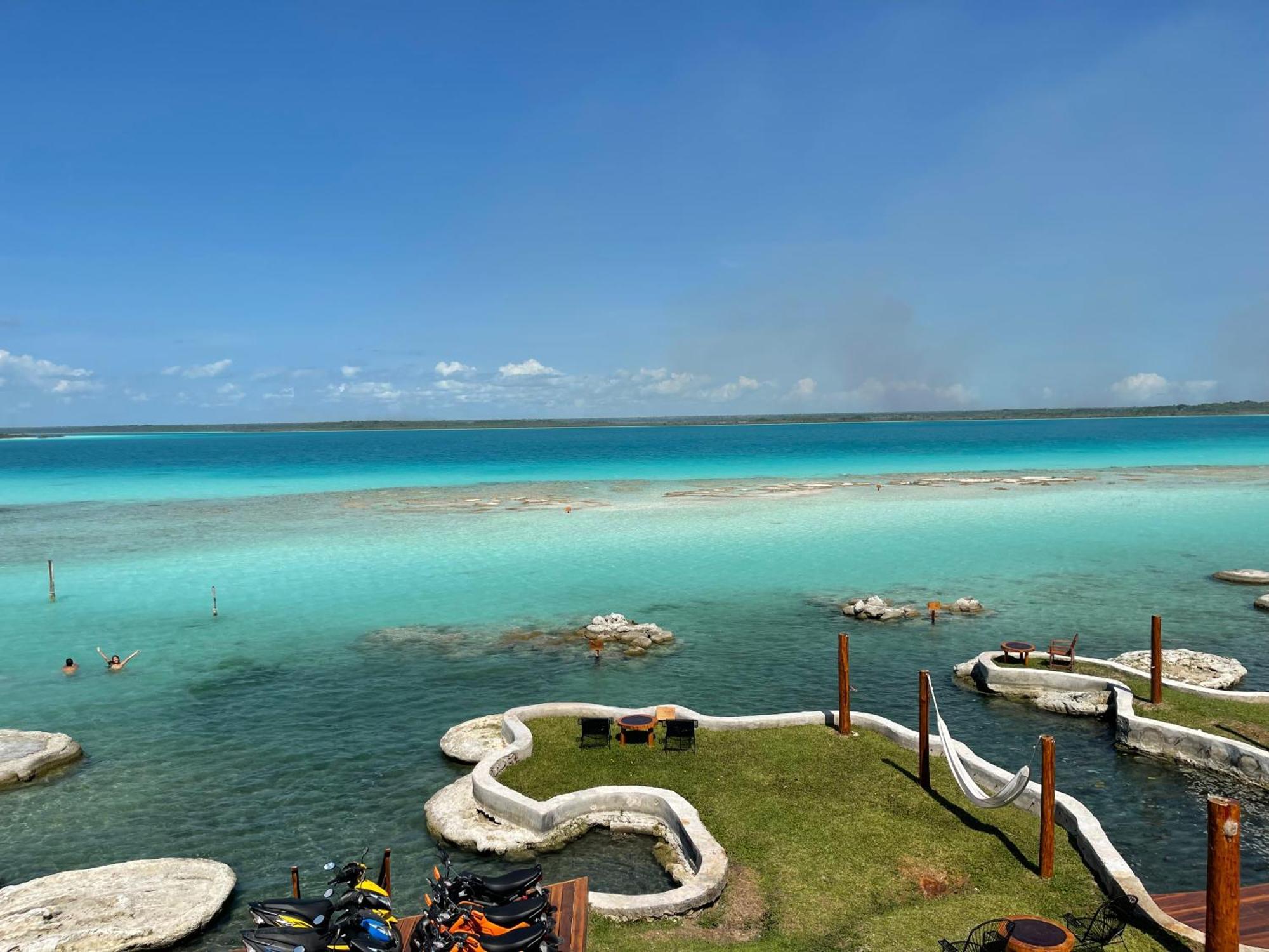 Blue Caribe Bacalar Front Lagoon 외부 사진