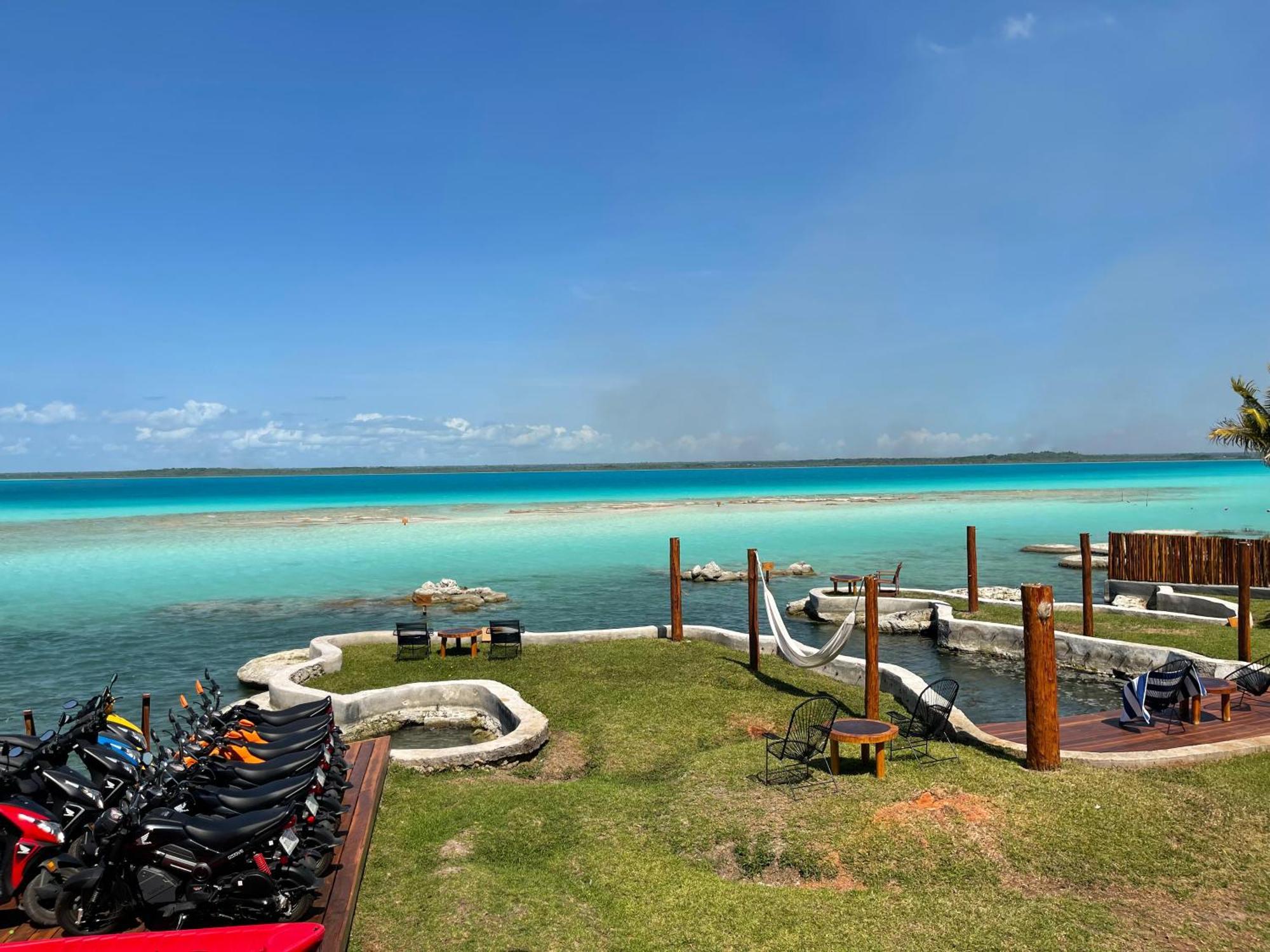 Blue Caribe Bacalar Front Lagoon 외부 사진