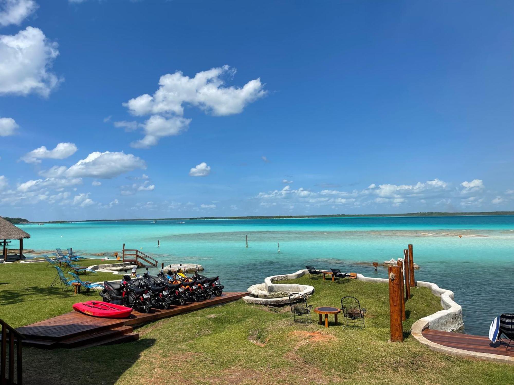 Blue Caribe Bacalar Front Lagoon 외부 사진