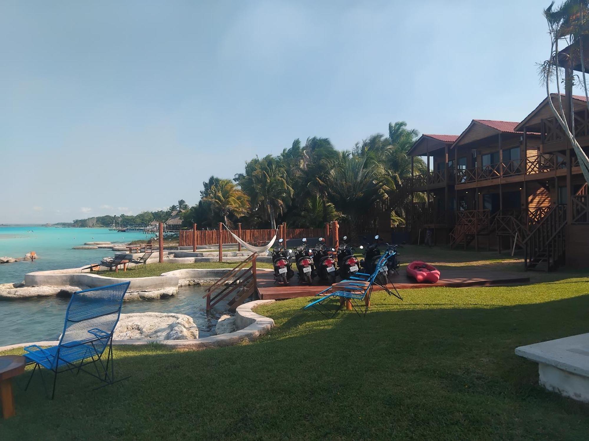 Blue Caribe Bacalar Front Lagoon 외부 사진